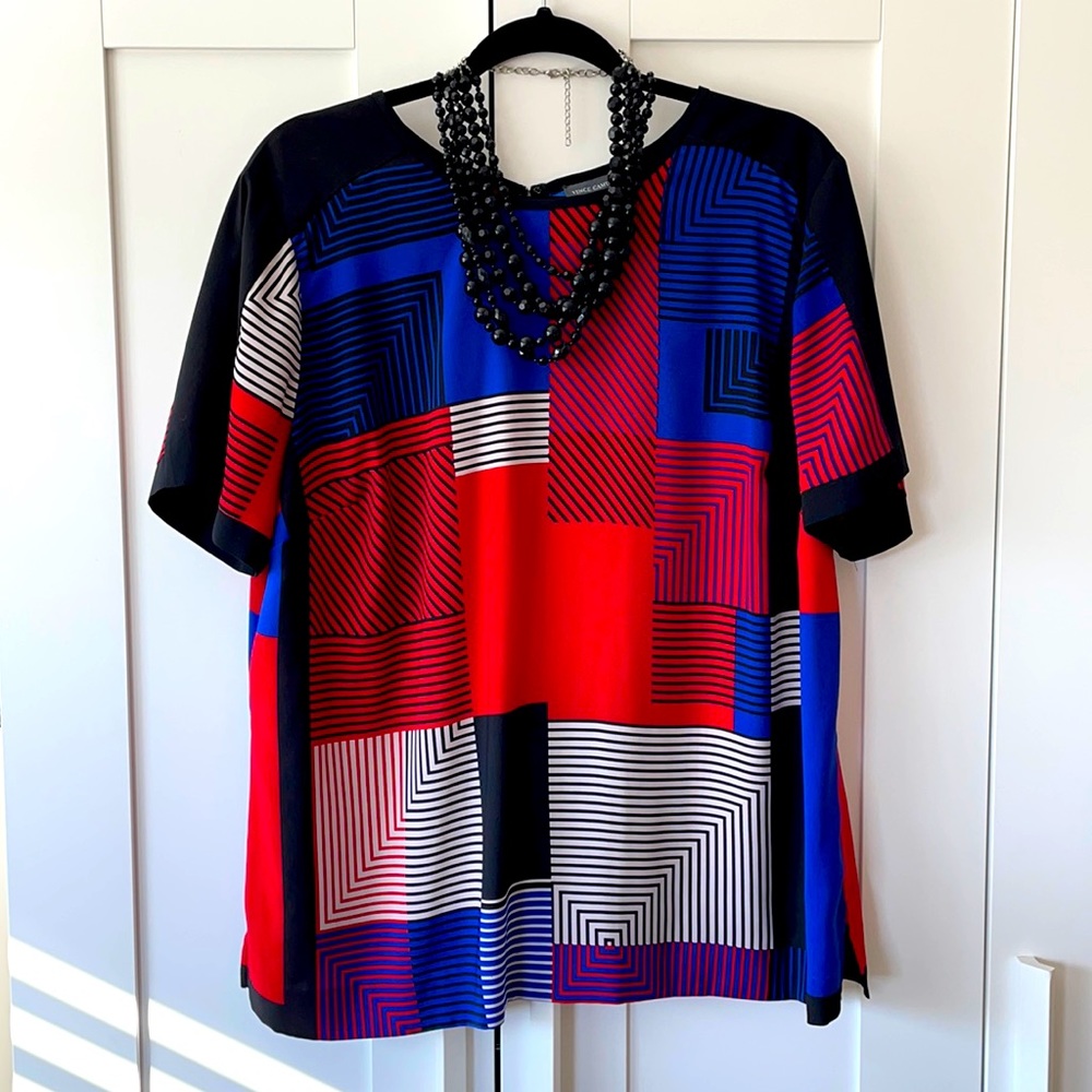 Vince Camuto blouse. Includes necklace!